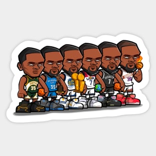 Kevin Durant Career Sticker